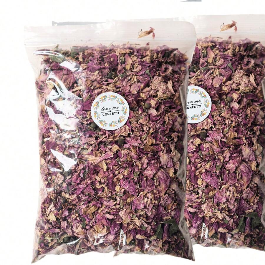 1pc 100g/200g/300g Dried Flower Packs, Decor Flower Packs, Raw Materials For Candles, Dried Jasmine, Lavender, Suitable For Holidays, Artistic Candle Decor, Handmade Soap Decor, Fragrance Enhancement, Living Room/Bedroom/Office Decor