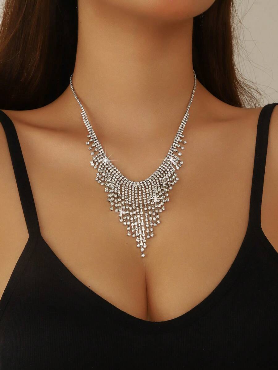 Women's Elegant Luxury Fashion Necklace, Graceful And Sophisticated, Best Accessory For Weddings, Galas, And Parties