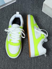 White Fluorescent Green
