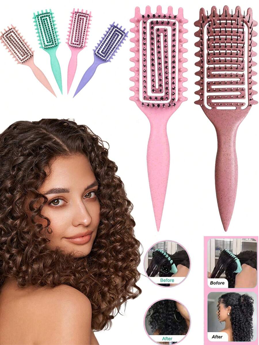 Pelo per definire i ricci per capelli ondulati e riccioli Pettine leggero per modellare e staccare, anti-crespo, ideale per peli bagnati ed asciutti