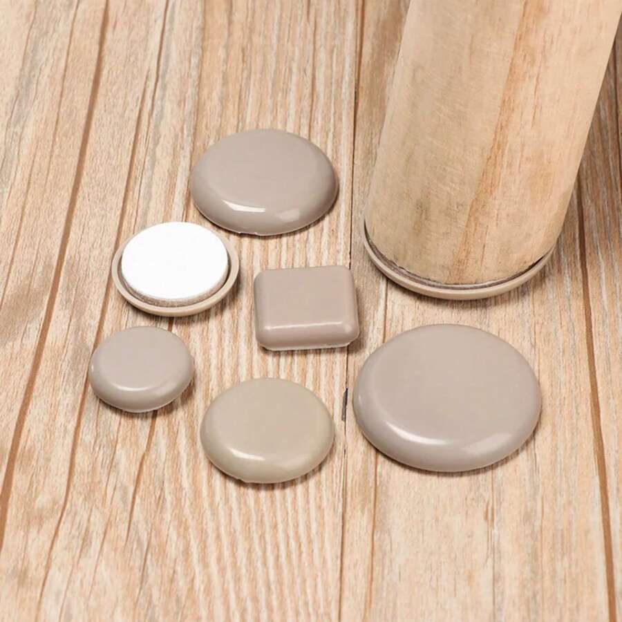 4Pcs SelfAdhesive Chair Fittings Slider Pads Furniture Sofa Floor Mat Anti-Abrasion Leg Feet Bumper Damper Chair Table Protector