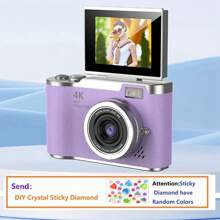 LK-007 Purple + Crystal Sticker