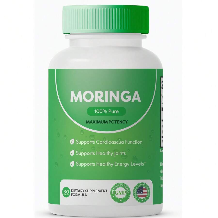Cápsulas de Moringa en Polvo Rosabella – 60 Cápsulas | Suplemento Natural Vegano