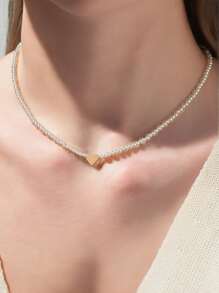 Collana a forma di cuore