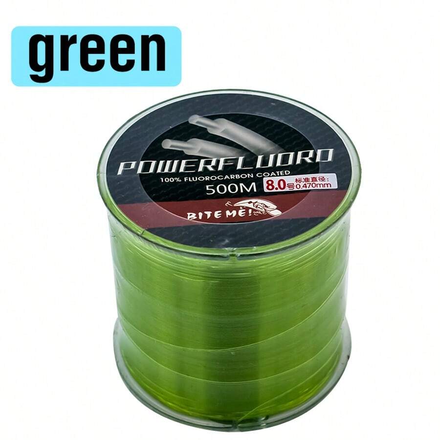 1Roll 500m/1640ft Super Strong Fishing Line Japan Monofilament Nylon Fishing Line 2-35LB Fluorocarbon Coating Fishing Line