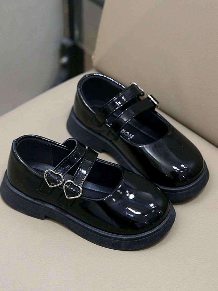 1 Paio di Nuove Scarpe Piatte Stringate Monocolore, Scarpe da Prestazione con Suola Morbida, Scarpe da Principessa Stile Britannico per Ragazze, alla Moda, Confortevoli, Antiscivolo, Durevoli, Leggere, Scarpe in Pelle Piccole