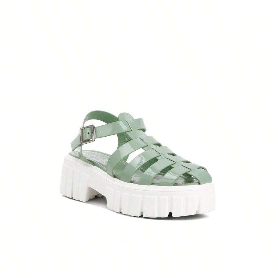 Rag Company Zurie Chunky Gladiator Sandals - Green