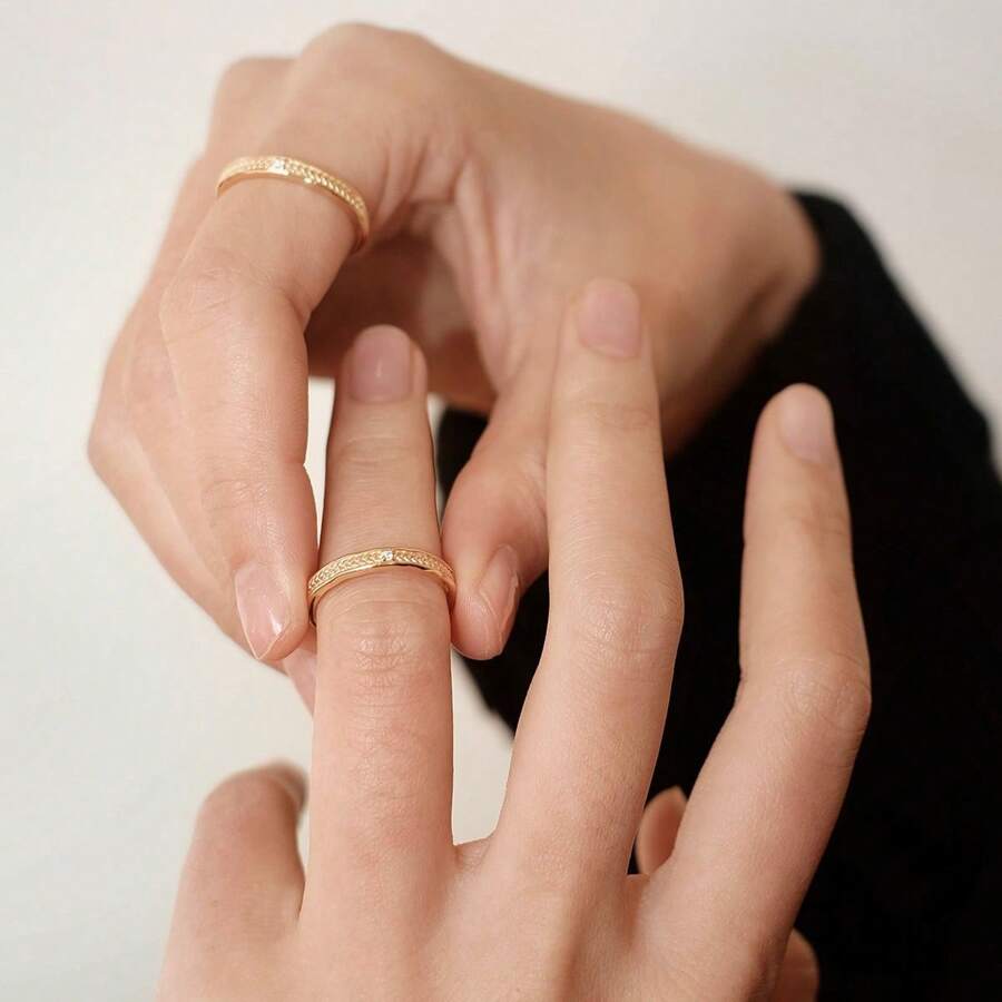 1pc Maisui Ring New Explosive Design Sense High-End Versatility Daily Commuting Recommendation