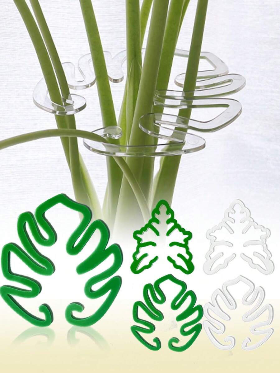 Monstera Shaped Plant Stand, Monstera Grapple Aesthetic Leaf Support, Climbing Houseplant Stem For Keeping Plants Growing Vertical