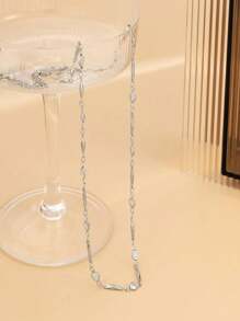 1 pieza Cadena de cintura con colgante de turquesa versátil y de moda estilo retro bohemio