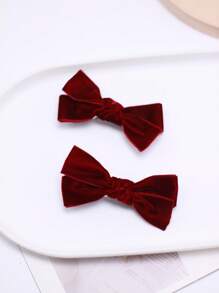 2PCS Wine Red