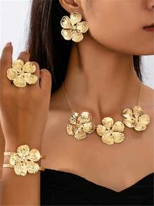Big Five-leaf Flower Five-piece Set