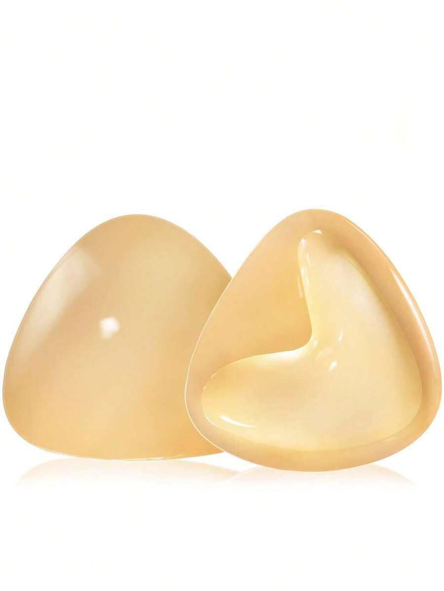 1 par de almohadillas de sujetador adhesivas doble cara reutilizables para mujer, para sujetador deportivo, traje de baño, fiestas