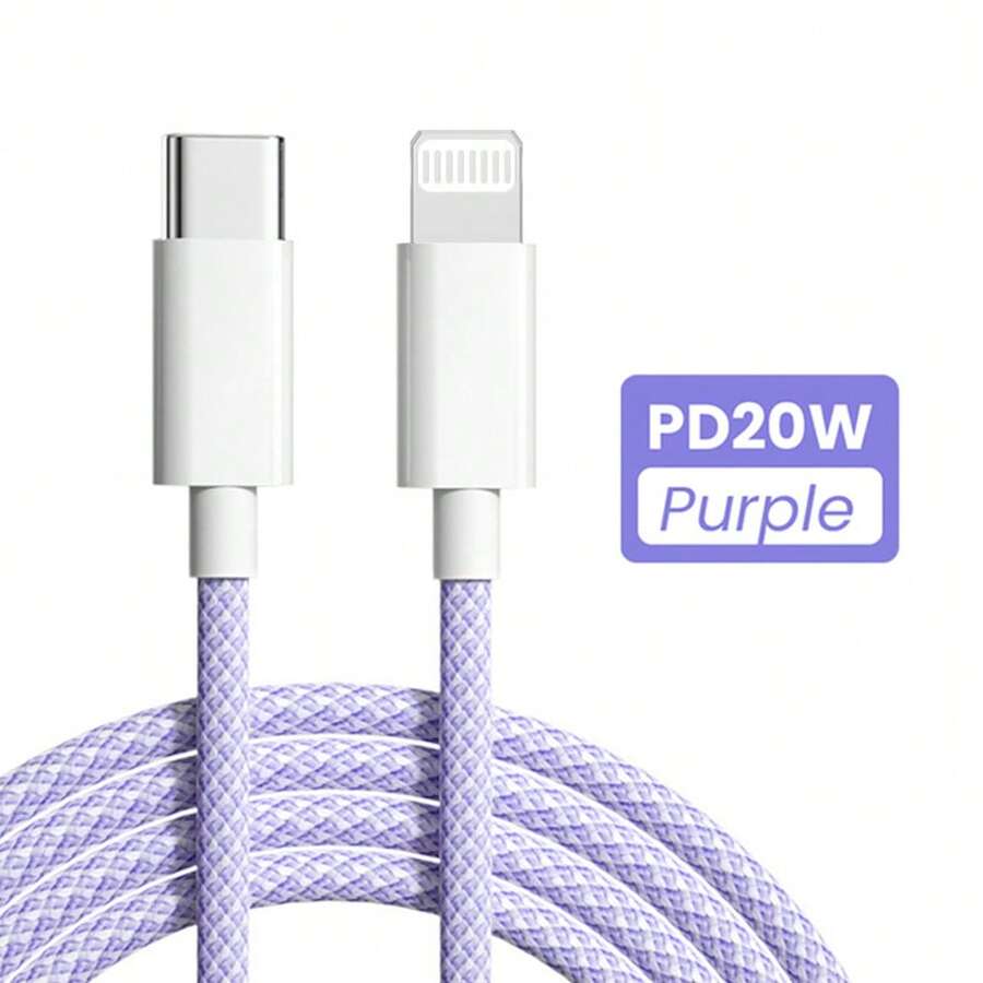 OIITH Cable de carga rápida USB Tipo C a Lightning certificado MFI, trenzado, de 1m, 1.5m o 2m, con potencia máxima de 27W, compatible con iPhone 11, 12, 13, 14 Pro Max, XR, Xs, X, SE, 8, 7, 6 Plus, iPad, iPod y