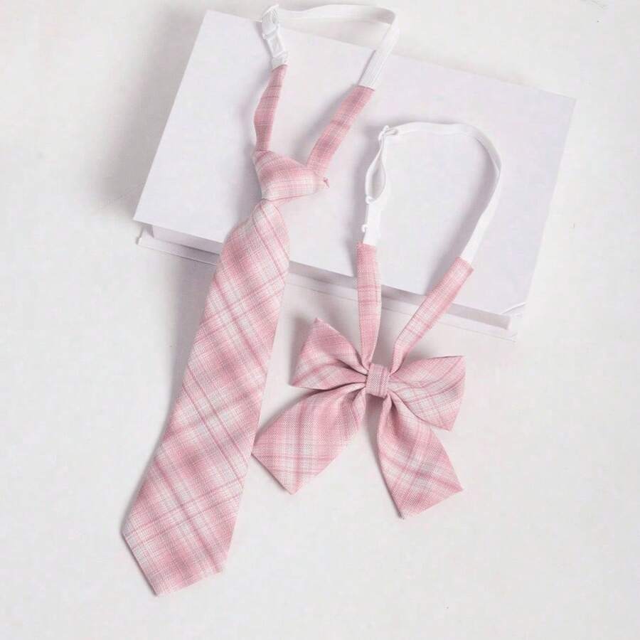 Um Conjunto da Moda de Laços de Gravata Adequados para Uniformes Escolares, Combinados com Uniformes JK, Cosplay para Festivais, Uso Diário