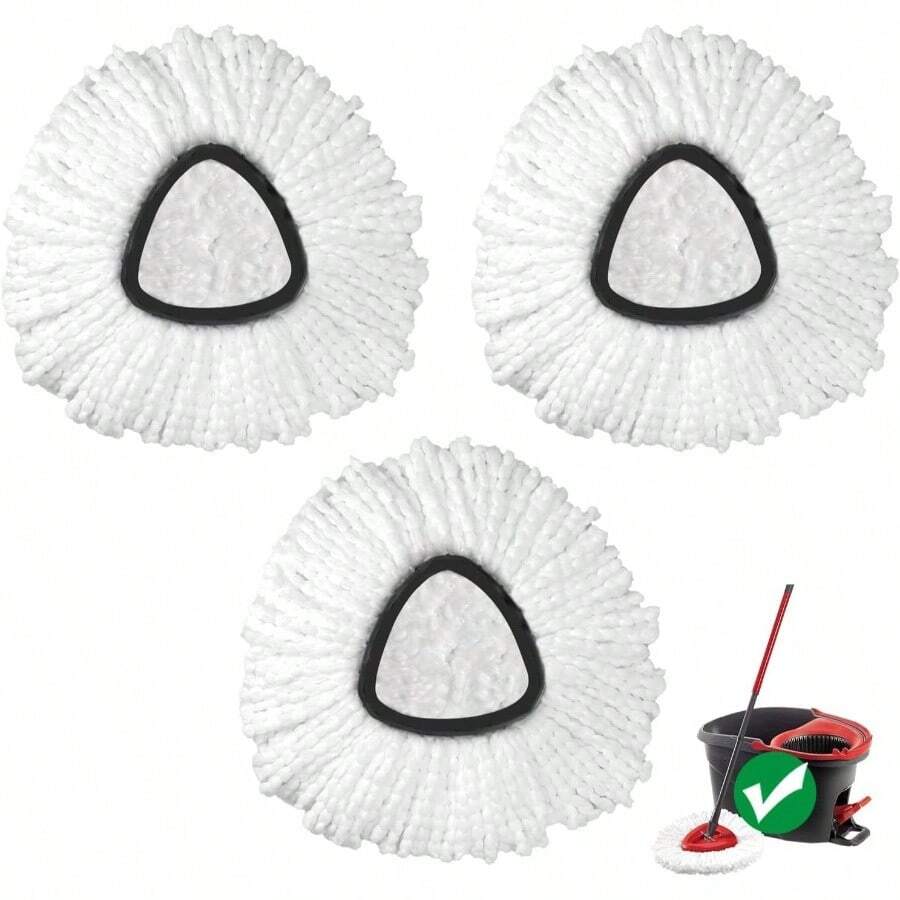 Scrub Brush, 2 Pcs Spin Mop Scrub Brush Head Compatible For O Cedar EasyWring 1Tank System, Hard Bristle Cleaning Brush For, Kitchen, Tub And Tile