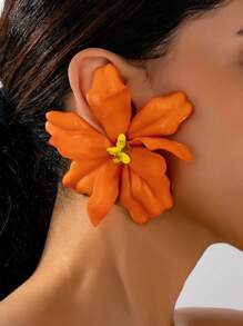 Orange Irregular Flowers