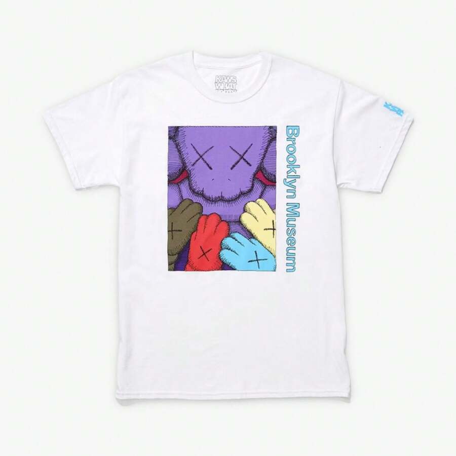 KAWS X Brooklyn Museum S/S Graphic Tee 'URGE' White / Purple (FW21)