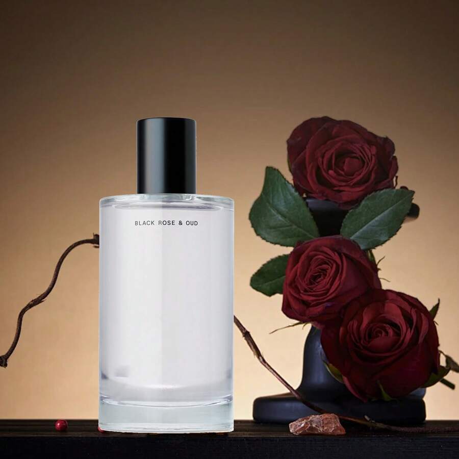 Hair Body Mist Spray, Black Rose & Oud Scent, Skincare Infused Perfume For Women And Men, Hydrating Fragrance,Daily Wear & Special Occasions-Valentine's Gift,3.4 Fl Oz