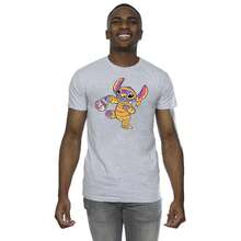 Disney Lilo & Stitch Mens Trick Or Treat T-Shirt (Sports Grey) - 90% Cotton/10% Polyester - 153gsm - (BI52752)