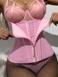 1pc Waist Trainer Belt With Zipper Girdle High Compression Body Shaper Waistband For Women Underbust Corset Latex Waist Cincher