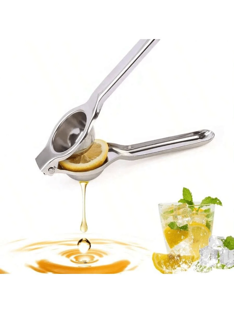 1 Piece Stainless Steel Fruit Manual Juicer - Hand Pressed Lemon Juicer, Fruit Juice Extractor, Household Kitchen Tool