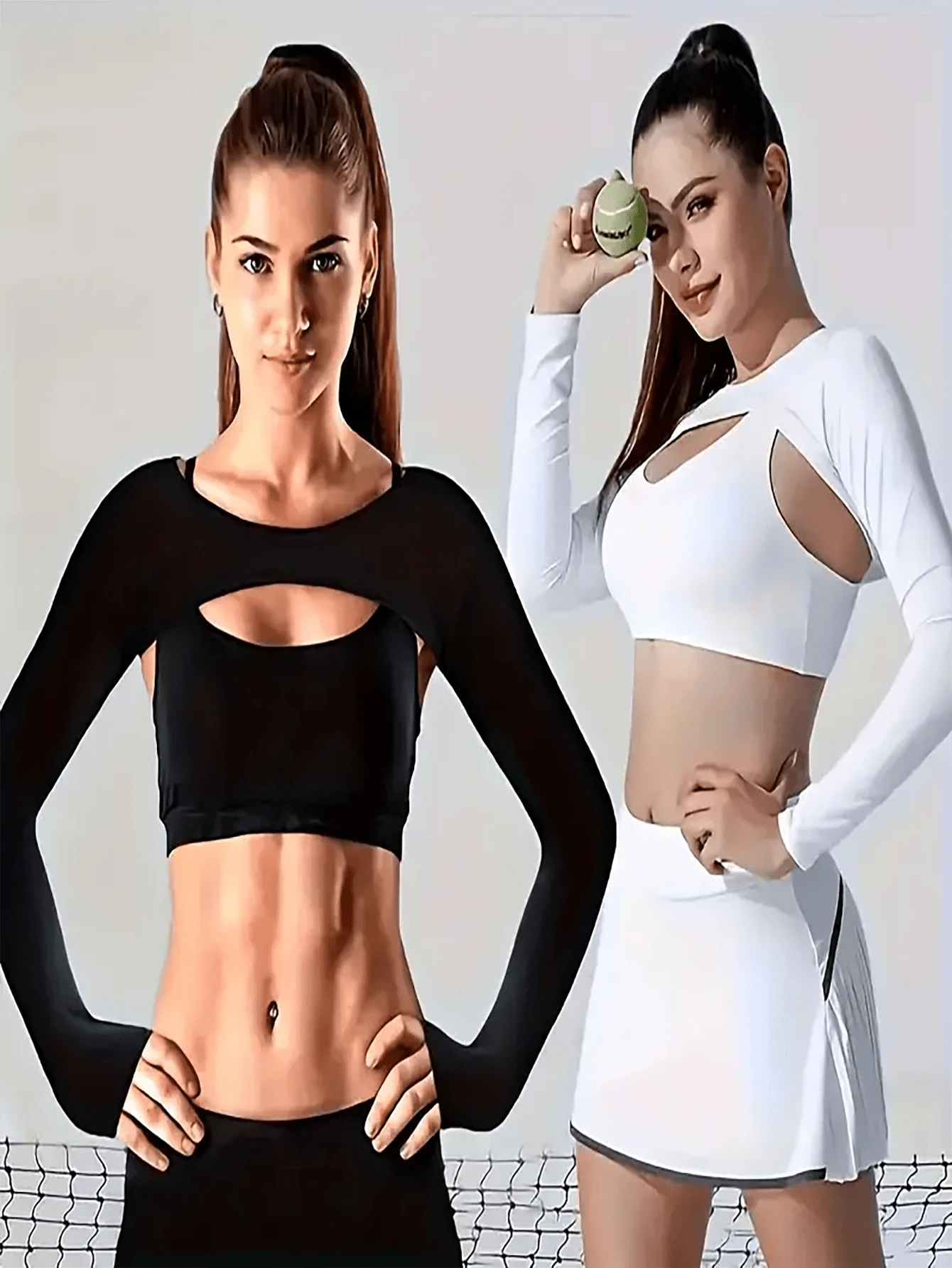 1 Stück Damen Schulter- und Armabdeckung - atmungsaktiv, leicht, kühl, geeignet für Sommersport und -aktivitäten, universell einsetzbar, geeignet für Tennis und mehr, Sportkühlung | minimalistisches Design | leichte Abdeckung, Sport-BH-Abdeckung