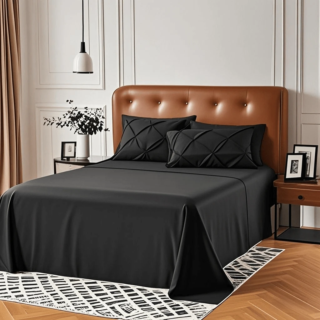 7 Pieces (Full/Queen/King) Elegant Bed In A Bag Comforter Set, Twin(5 Pieces),Stylish Solid Comforter, Soft Microfiber, Comfortable And Warm, Cloud-Like Soft Bedding Set, Bedroom Decor For Spring/Summer/Autumn/Winter, Ideal Gift