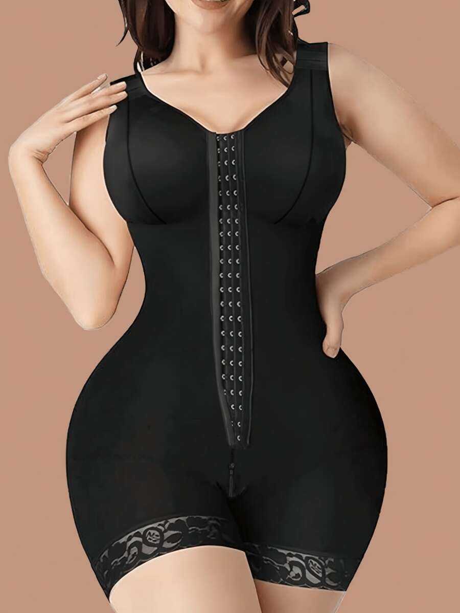 Women's Colombian Shapewear,Fajas Body Shaperwear High Compression ,Butt Lifting And Tummy Control Jumpsuit For Women Full Body Shaper 3 Hooks Waist Trainer Butt Lifter,Suitable For Daily