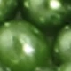 Perla verde oscuro sin agujeros