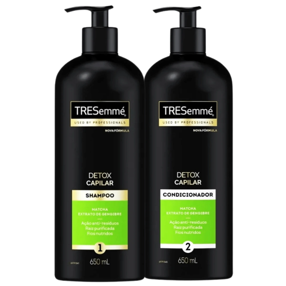 Kit TRESemmé Shampoo e Condicionador Detox Capilar 650ml