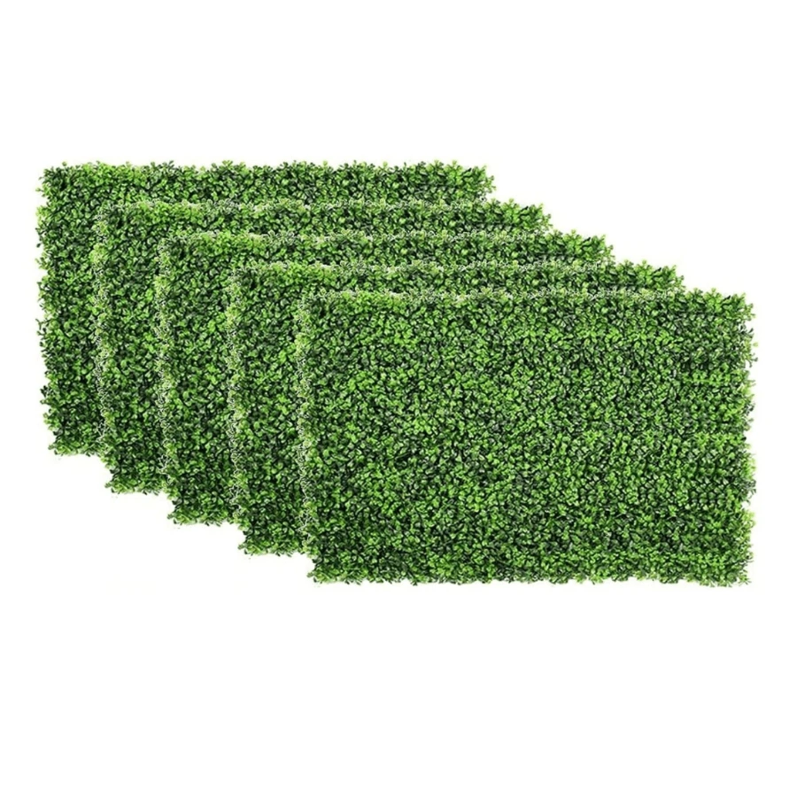 1 pièce panneau de haie artificielle en buis de 40 x 60 cm avec protection UV, écran de haie pour intimité, protection solaire, convient pour les événements, l'extérieur, l'intérieur, le jardin, la clôture, les murs de la cour, le patio, le jardin, les allées, l'arrière-plan, l'intérieur et l'extérieur ou votre propre conception créative pour les fêtes, les mariages, les décorations de Noël.