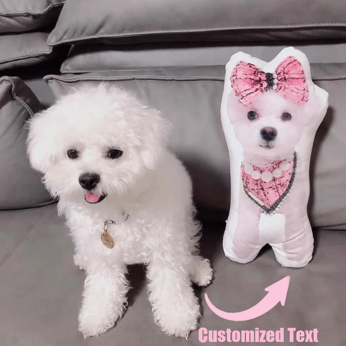 Customized Shaped Pillows, Plush Toys, Pet Toys, Fun Girlfriend Boyfriend Photo Pillows, Commemorative Gifts For Loved Ones, Personalized Pillows With Pictures, Multifunctional, Reusable, Decorative, Exquisite, Fashionable, Soft, Cute, Customizable, Unique, Are Ideal Gifts For Her