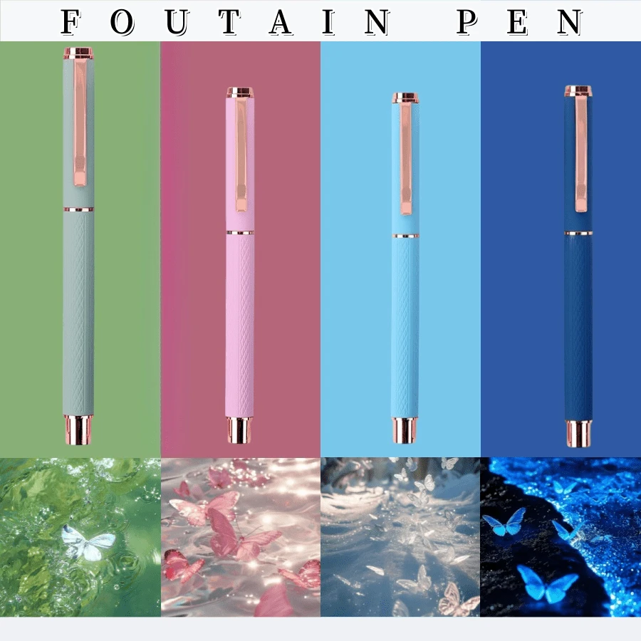 Fountain Pen Set, Smooth Writing, Stunning Fountain Pen For Office, Professional, Beautiful Pens, Great Gift For Men And Women