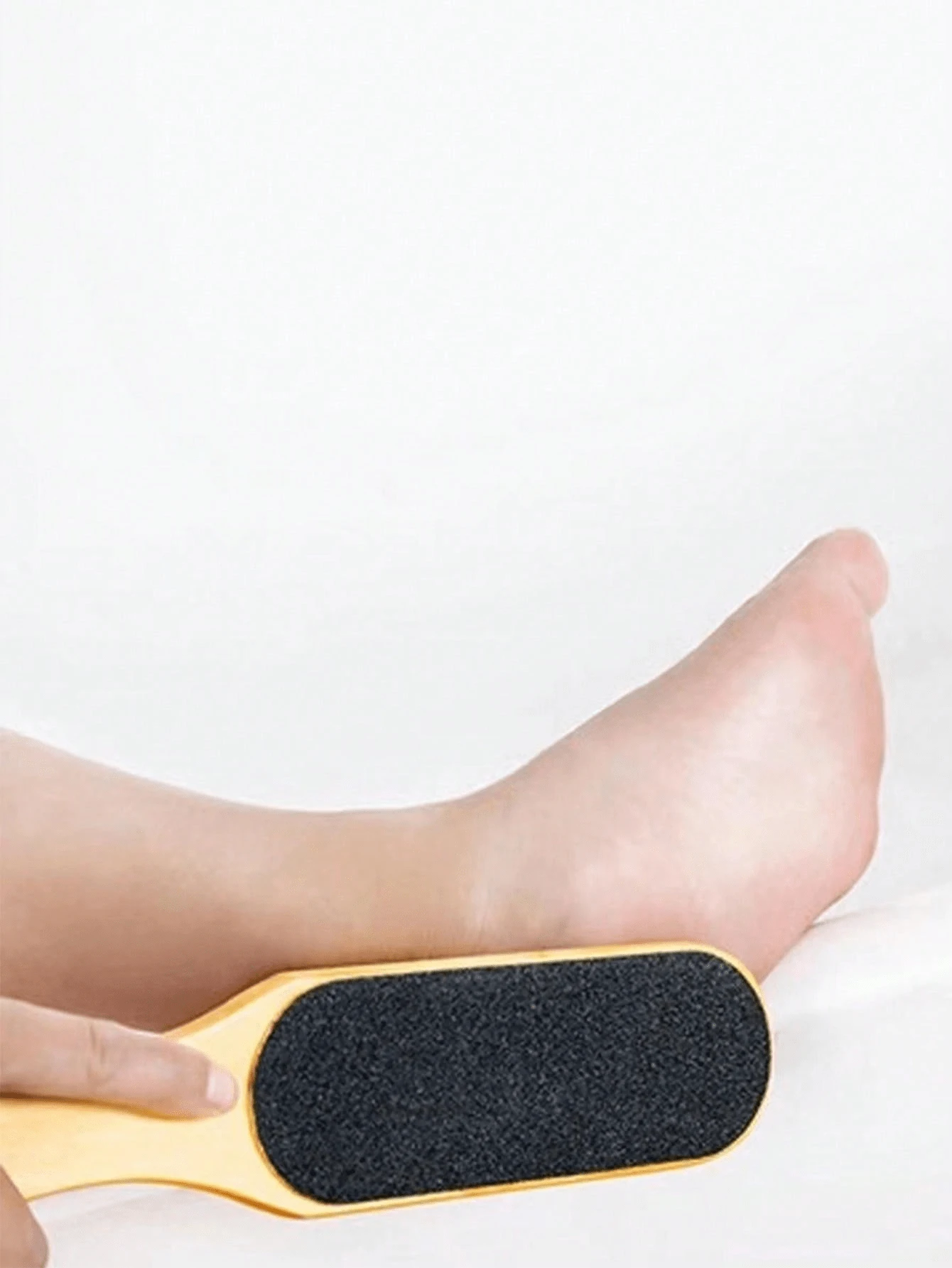 1pc Creative Double Sided Foot Rubbing, Wooden Rubbing Board, Effectively Removes Dead Skin And Calluses, Foot Brush, Nail Care Tool, Suitable For Personal Cleaning At Home