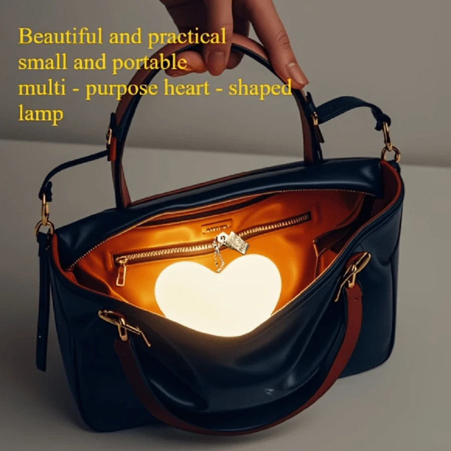 1 pièce Lumière de sac activée par capteur portable, veilleuse multifonctionnelle et polyvalente convenant pour sac à cosmétiques, sac à main, animaux de compagnie, accessoires, pendentif