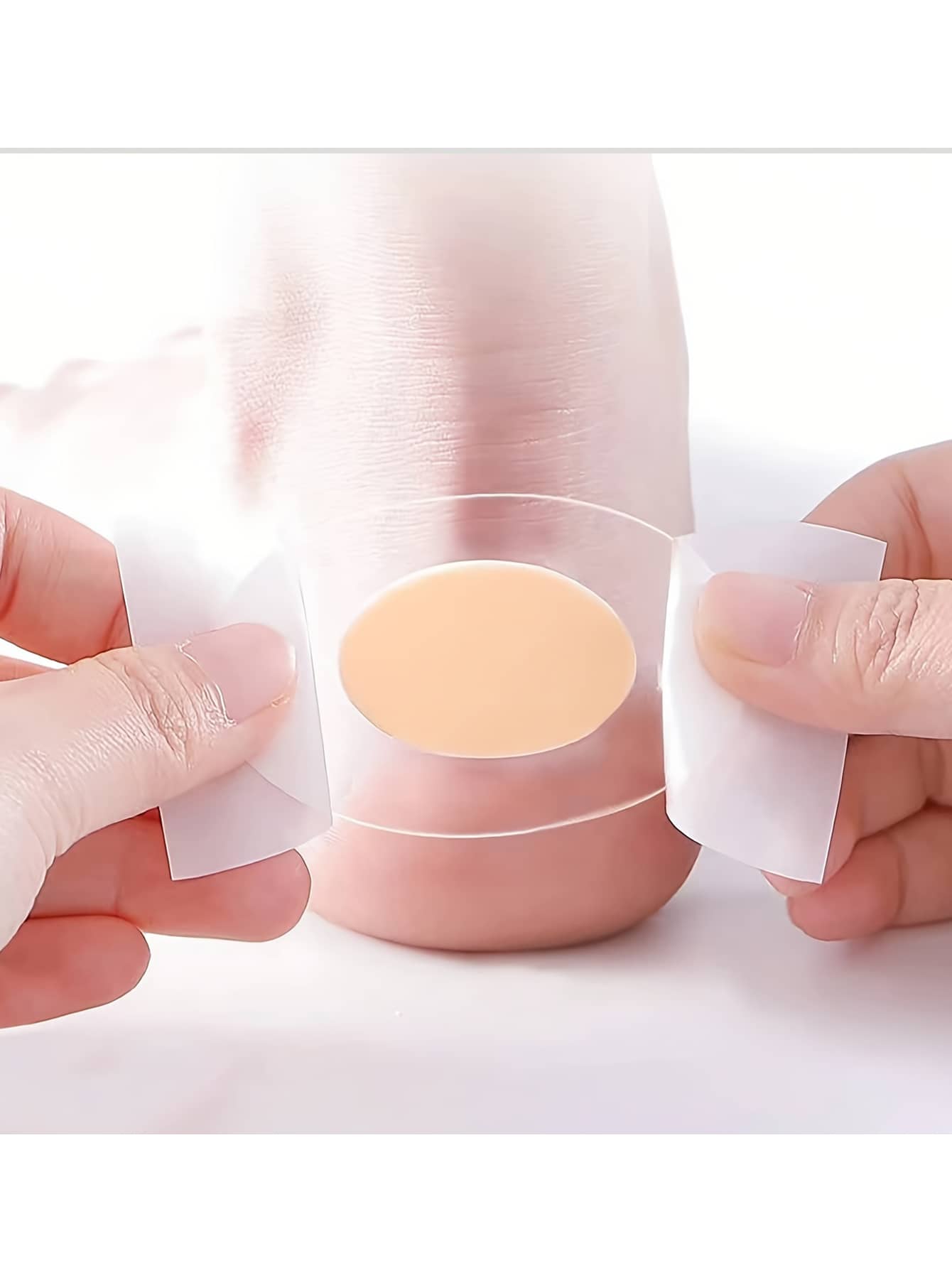 Talons hauts avec patch anti-usure pour talon, protège-orteils transparent invisible