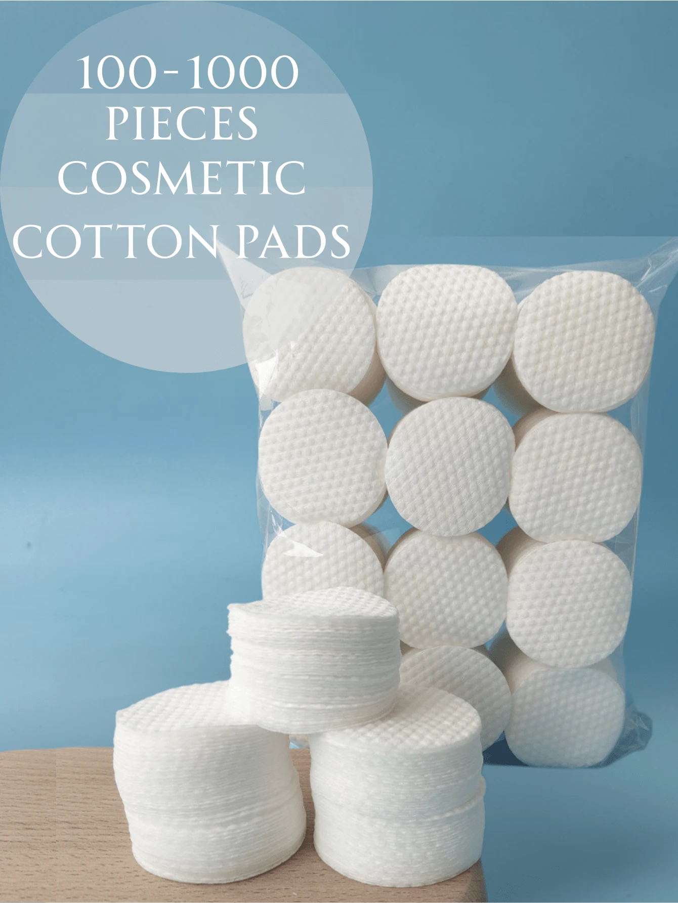 Cuscinetti struccanti riutilizzabili tondi, 100/200/500/1000 pezzi di morbidi asciugamani detergenti per il viso in una scatola di immagazzinaggio per viaggi, campeggio, escursioni, sport, salone, cura della pelle, soggiorno, camera da letto, bagno, decorazione della casa, forniture da viaggio, matrimonio, festa, compleanno, regali per uomini e donne, mamma, papà, amici, Capodanno, accessori, articoli regalo divertenti, cuscinetti struccanti tondi con diametro di 2,36 pollici, sfere detergenti, bastoncini cotonati