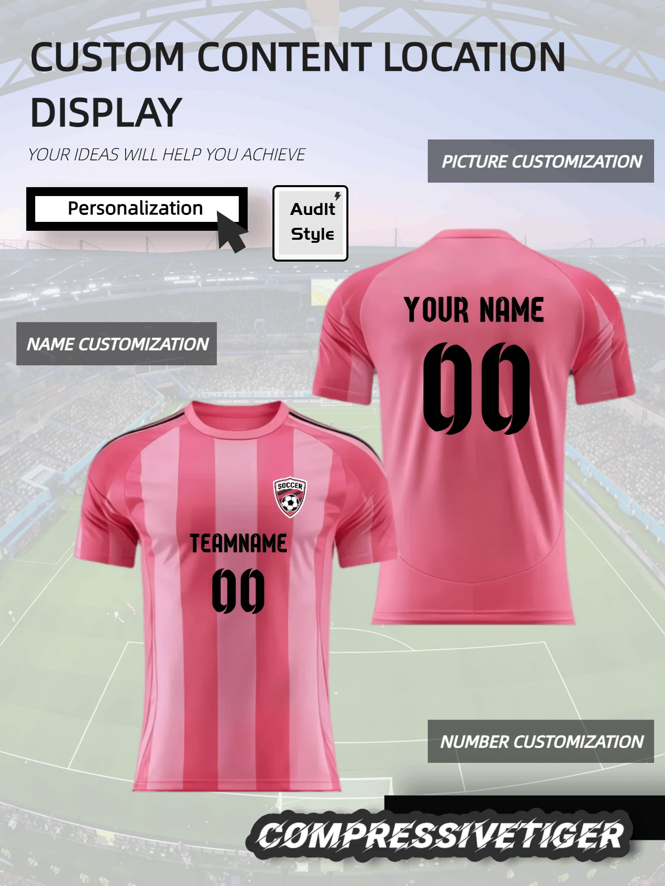 Sudadera deportiva personalizable para hombres - Estampado en la parte delantera y trasera de nombre/número/logotipo, con colores de Miami para fútbol, voleibol, gimnasia, uso casual de primavera y verano, elegante, de moda, minimalista, personalizado, único, disfraz de caballero, armario cápsula, estilo básico/urbano para hombre, regalo ideal para él, novio, familia, amigos, para cumpleaños, vacaciones, escuela/competición, deportes/escalada