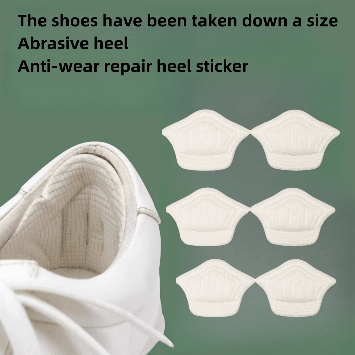Parches para plantillas, almohadillas para talón para zapatos deportivos, pegatina trasera ajustable en tamaño, almohadilla antidesgaste para pies, cojín insertable para plantilla