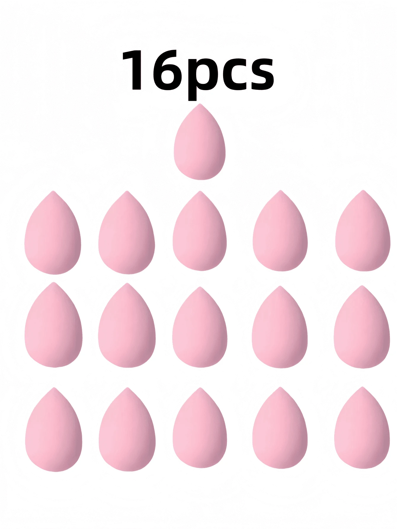 16 Pieces Mini Pink Brown Makeup Sponge, Mini Multi-Functional Makeup Sponge, Suitable For Liquid, Cream And Powder Cake, No Latex Makeup Sponge, Suitable For All Skin Types, Christmas Gift, Simple And Beautiful, Easy To Carry