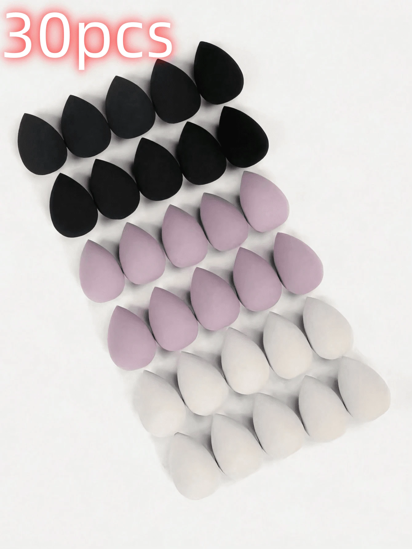 20pcsRandom Color Shape Makeup Sponge Set, Facial Beauty Sponge For Liquids, Creams And Powders, Multi-Color Makeup Sponges, Latex-Free Dry And Wet Dual-Purpose Foundation Cream, Suitable For All Skin Types, Christmas Gifts, Simple And Beautiful, Easy To Carry