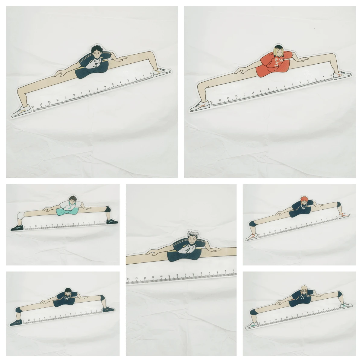 Sanrio 1pc Volleyball Juvenile Red Reed Beijing Governs Big Long Legs Sunward Xiangyang Ruler Animation Anime Solitary Claw Surrounding Sunward Xiangyang Big Long Legs Ruler New Volleyball Juvenile Big Long Legs Ruler Yuedao Firefly,Back To School