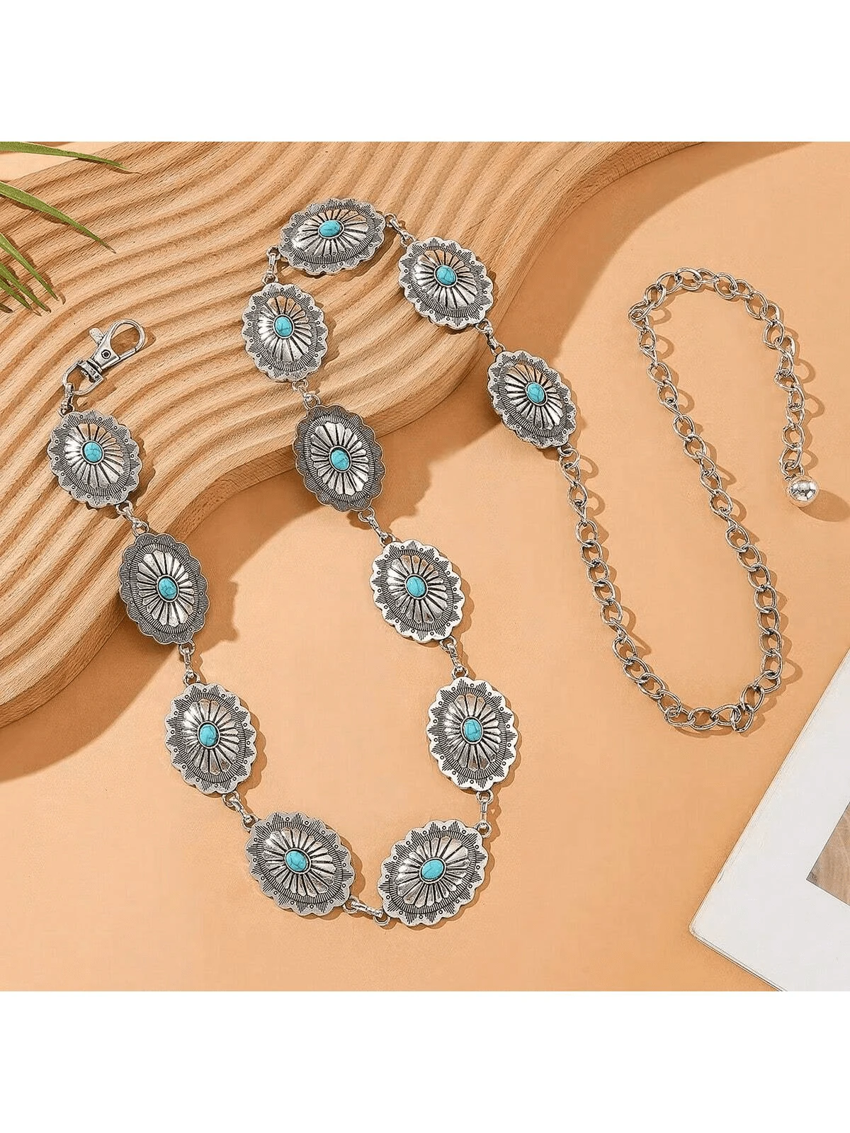 Fashionable Women's Bohemian Style Waist Chain, Suitable For Dresses