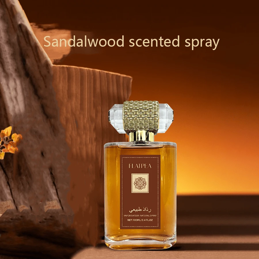 1pc 100ml Natural Wood Sandalwood Spray Is , Elegant, And Comfortable For Men And Women. It Is Suitable For Parties, Travel And Daily Use. It Is Very Portable. It Is An Ideal Gift For Valentine's Day And Birthday, Portable