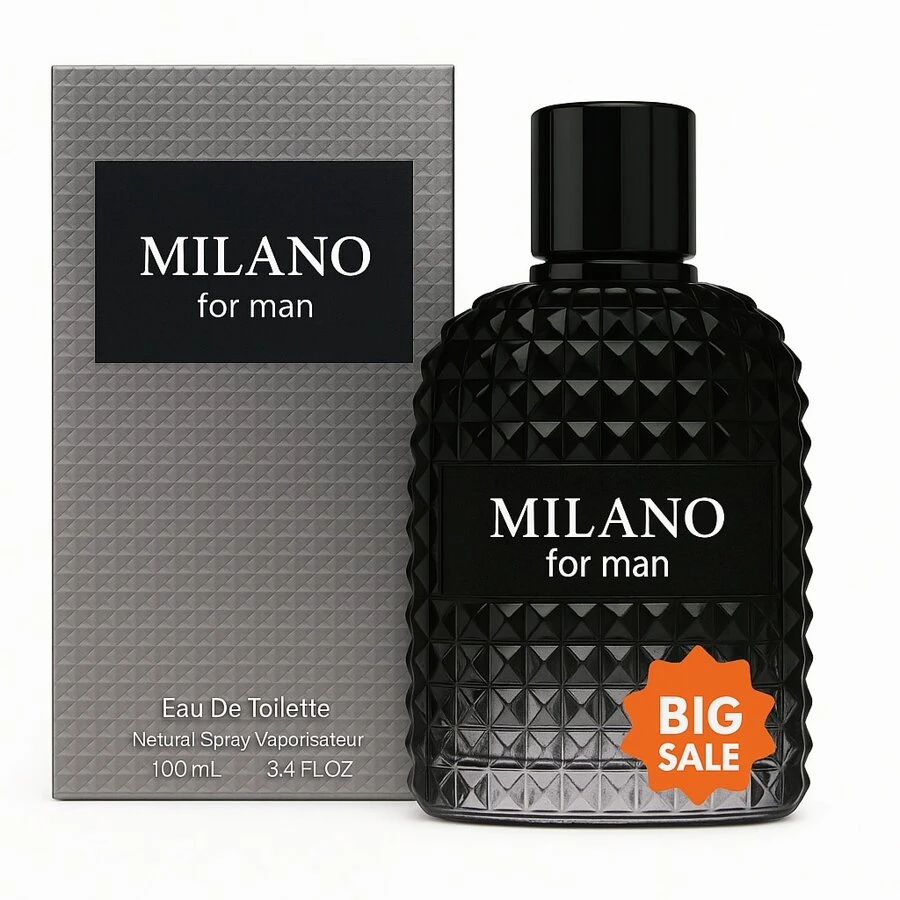 Milano Inspired Cologne For Men - Woody Aromatic Fragrance - Floral Twist Blended With A Cool Facet Of Mineral Notes & Salt - Edgy Yet Masculine Scent - Cologne Or Everyday Use