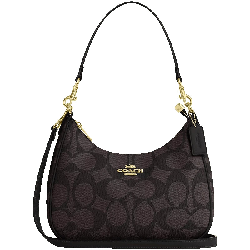 Coach Bolso grande de piel Teri, tipo hobo, para mujer.