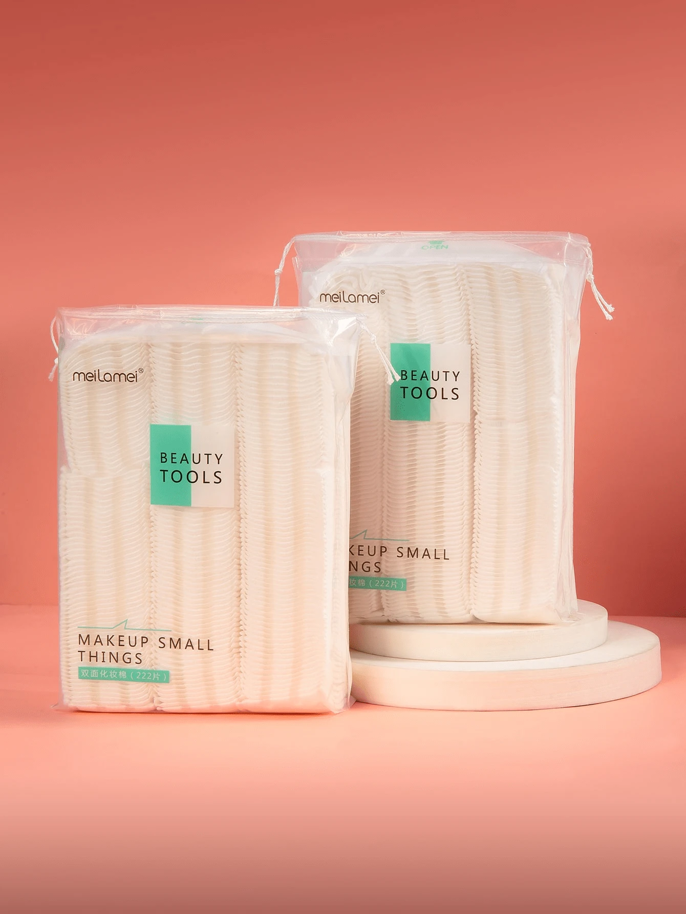 222pcs/Pack Disposable Travel Makeup Blotting Paper, 2pcs/Set