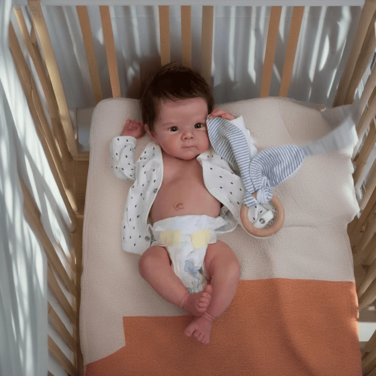 Muñeca bebé renacida NPK de 18 pulgadas, muñeca de vinilo de Body completo de niña Bettie con piel multifacética pintada en 3D, con venas visibles, muñeca coleccionable realista como regalo de Navidad