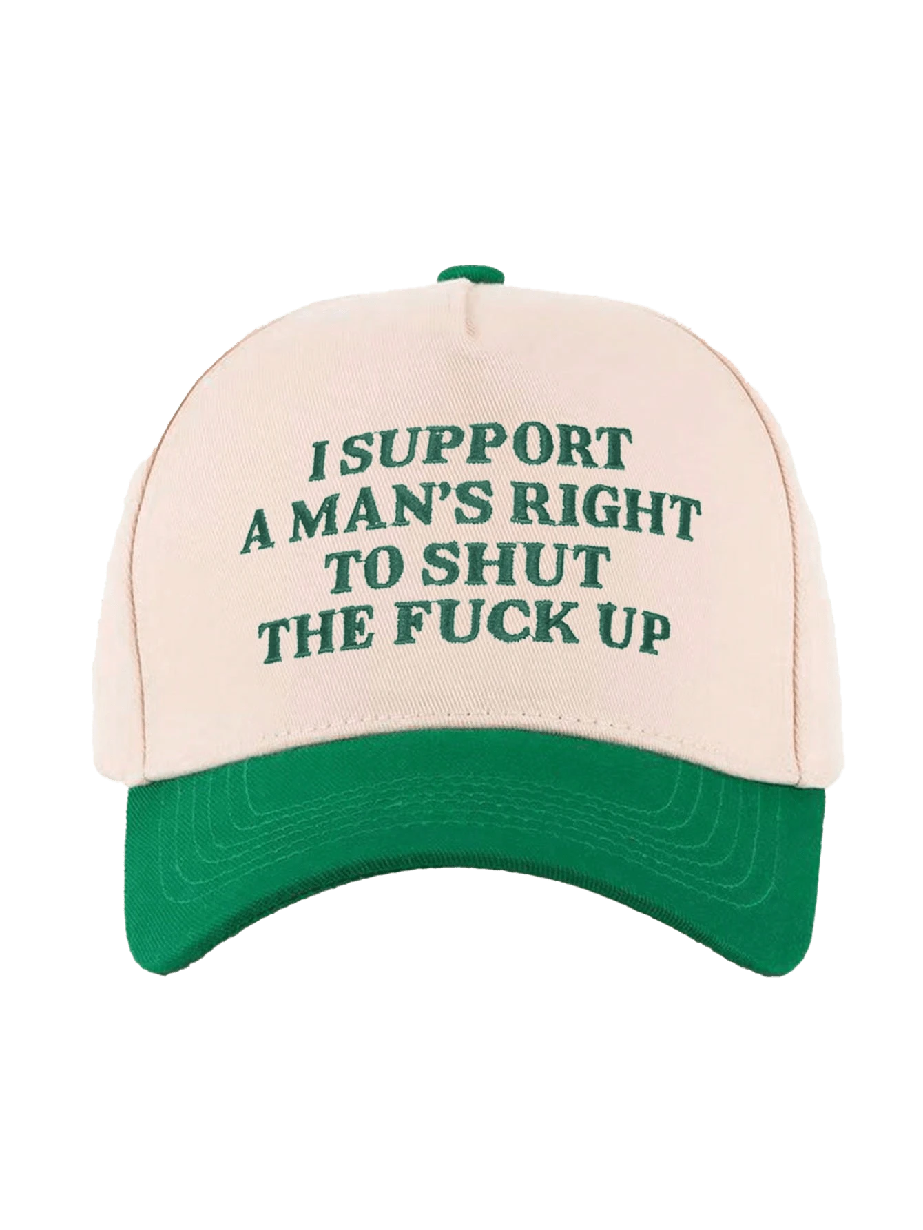 Gorra de béisbol de papá de estilo versátil para exteriores con bordado de eslogan y contraste de color